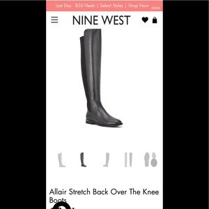 Allair Stretch Back Over the Knee Boots brand new!